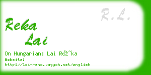reka lai business card